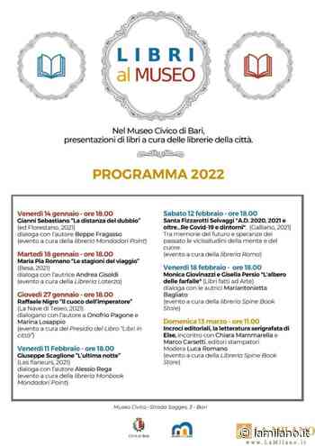 Bari, Libri al Museo: al via dal 14 gennaio il progetto del Comune - La Milano