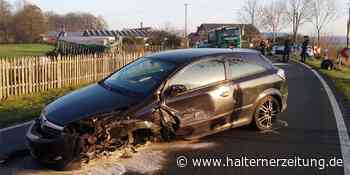 Frontalzusammenstoß in Haltern: Männer aus Olfen und Marl verletzt - Halterner Zeitung