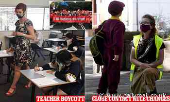 Covid-19 Australia: Teachers threaten to stage boycott over coronavirus rule changes - Daily Mail