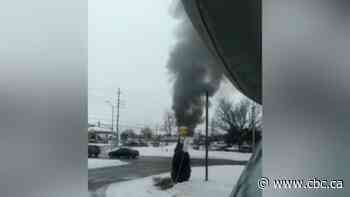 Major fire, explosion in south Ottawa sends 2 to hospital