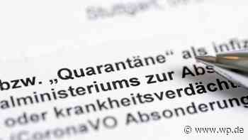 Corona in Siegen: Diese neuen Quarantäne-Regeln gelten jetzt - Westfalenpost