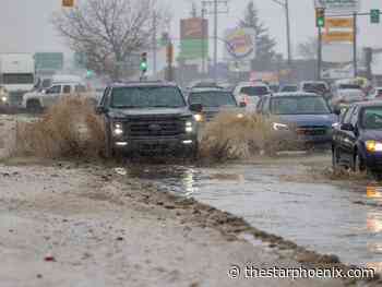 Muddy trek: Water main break on Circle Drive slows traffic