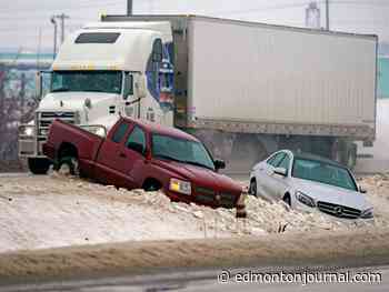 Thursday morning freezing rain led to a number of collisions in Edmonton and surrounding areas