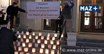 Aktionsbündnis Rathenow entzündet 220 Lichter für Corona-Tote im Kreis - Märkische Allgemeine Zeitung