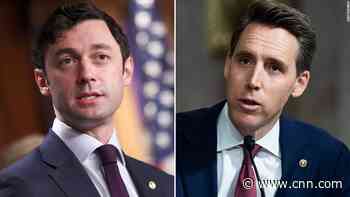 Ossoff, Hawley introduce bills that would ban lawmakers from trading stocks