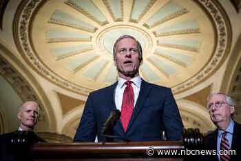 The MAGA plan to knife Sen. John Thune, seeking re-election after Trump clash