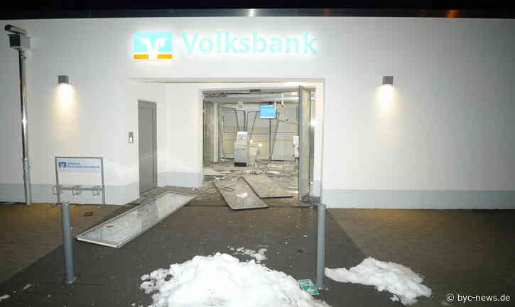 Geldautomat der Volksbank in Stromberg gesprengt - Die Kriminalpolizei sucht Zeugen - BYC-NEWS