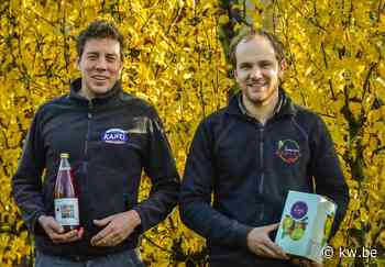 Demyfruit uit Geluwe en Hoeve Mahieu uit Wervik produceren honderd procent lokaal appel-kersensap - KW.be