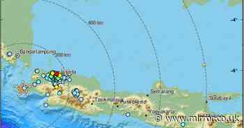 Indonesia earthquake: Buildings rocked by 6.7 magnitude tremor near Jakarta