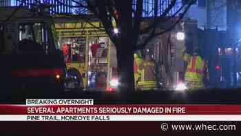 Large apartment fire overnight in Honeoye Falls