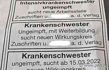 Dutzende Ungeimpfte auf Stellensuche? Anzeigen in Traunstein sorgen für Aufsehen - Traunstein - Passauer Neue Presse
