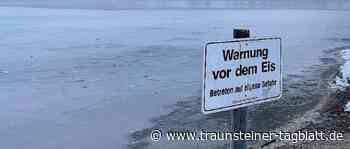 Eisflächen auf heimischen Gewässern tragen noch nicht - Traunsteiner Tagblatt