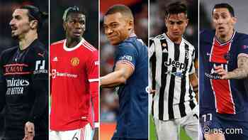 Mbappé, Dybala, Pogba... los mejores agentes libres de 2022 - AS