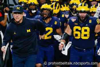 No interviews of Jim Harbaugh yet (officially)
