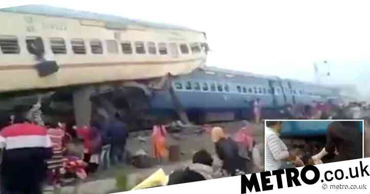 Nine killed and dozens injured after train derails in India