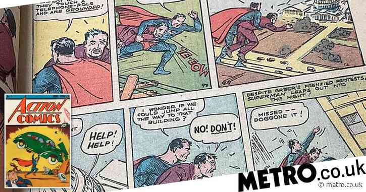 Comic featuring Superman’s first-ever appearance sells for whopping £2,300,000