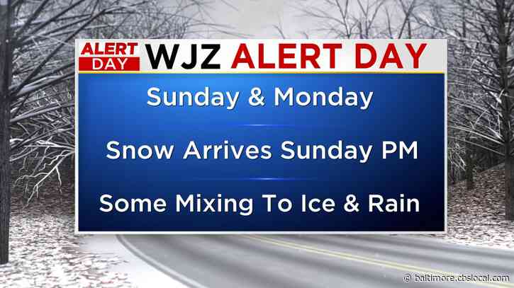 Winter Storm Watch Issued For Parts Of Western Maryland