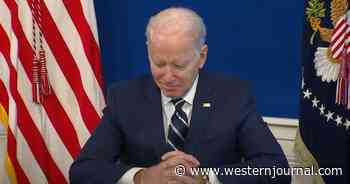 Watch: Biden Smirks When His Handlers Step In to Stop Basic Questions