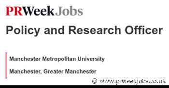 Manchester Metropolitan University: Policy and Research Officer