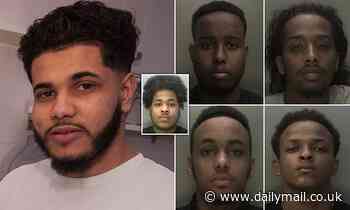 Five men to serve 120 years in prison for gunning down Birmingham businessman, 24, during Ramadan