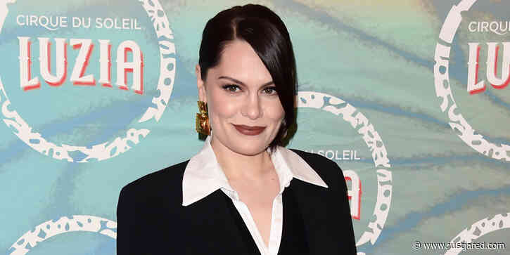 Jessie J Rocks Cutout Cardigan For Cirque du Soleil Luzia Premiere