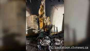 After being plugged in for 7 hours, heater sparks fire in Saskatoon garage: SFD