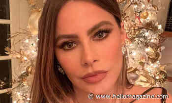 Sofia Vergara sends temperatures soaring in gold metallic bikini – friends react - HELLO!