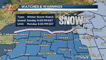 Red Alert for widespread heavy snow Sunday night into Monday