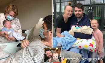Bolton man meets his newborn son five weeks after birth after waking up from Covid coma - Daily Mail