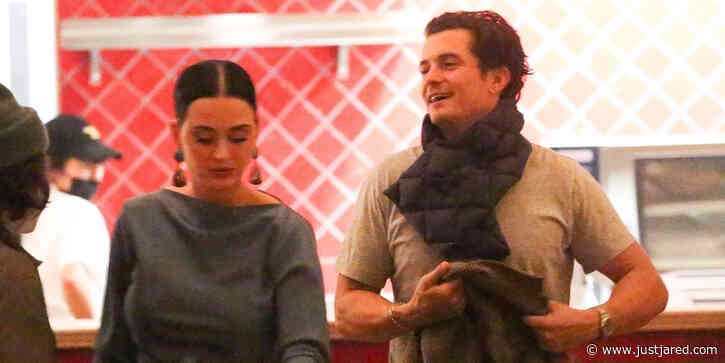 Katy Perry & Orlando Bloom Celebrate His 45th Birthday During Dinner Out With Friends