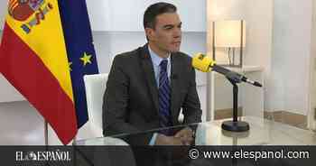 Pedro Sánchez se vuelve a desmarcar de Alberto Garzón: "No se compadece con la realidad" - EL ESPAÑOL