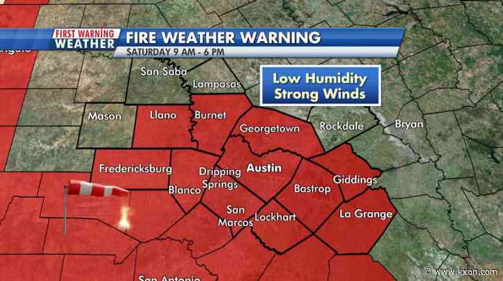 Critical fire risk Saturday from dry, very windy weather
