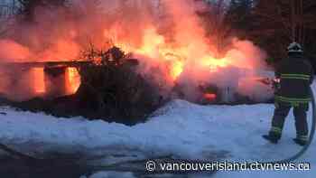 Comox Valley fire: Seniors escape burning house in Merville | CTV News - CTV Edmonton