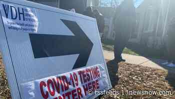 Suffolk COVID-19 testing clinic attracts long lines of people