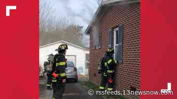 2 people displaced following house fire near E. Washington Street in Suffolk