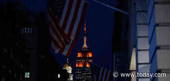 Empire State Building is lit up orange in celebration of TODAY’s 70th anniversary
