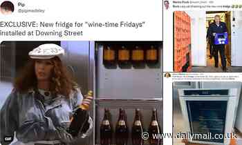 'For sale: Wine fridge, £142, used one day a week, contact Boris' Social media explodes with memes