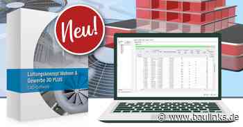 Entwicklung von Lüftungskonzepten für Wohn- und Nichtwohngebäude per CAD-Software