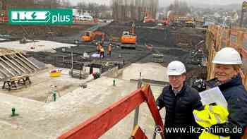 Spannender Blick in Hallenbad-Baugrube in Hemer - IKZ