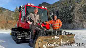 So werden die Loipen in Aschau und Sachrang gespurt