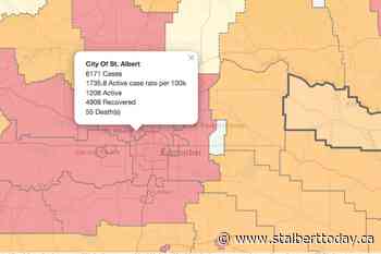 One more St. Albert COVID death while province hits record high confirmed case count - St. Albert Today