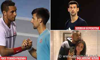 Nick Kyrgios says he's now good mates with former rival Novak Djokovic