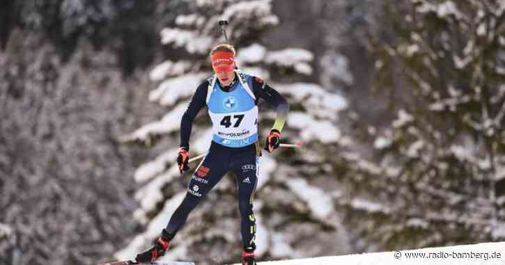 Deutsche Biathleten mit Staffel in Ruhpolding auf Platz zwei