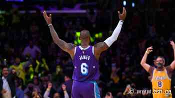 James scores season-high 43, Lakers beat Trail Blazers - TSN