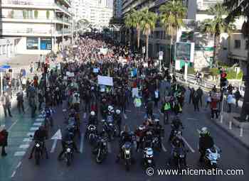 A Toulon, les manifestants anti-pass brandissent un carton rouge contre le gouvernement