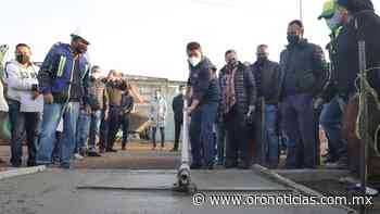Pavimentan calle en Santa Catarina Coatepec tras 20 años » Oronoticias - Oronoticias