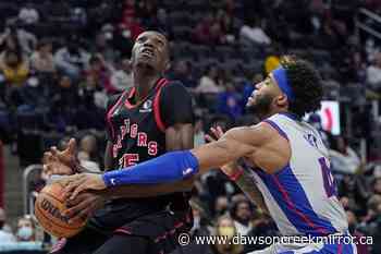 Pistons ride strong bench to 103-87 victory over Raptors - Dawson Creek Mirror