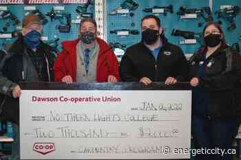 Dawson Co-op donates funds to NLC dog house project for South Peace SPCA - Energeticcity.ca