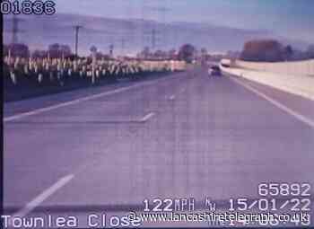 Preston: driver caught reaching speeds of 122mph