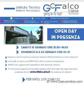 OpenDay all'Istituto Tecnico “GC Falco” di Capua. Sabato 15 e domanica 16 gennaio visite guidate nel rispetto anticovid. - Capuaonline.com